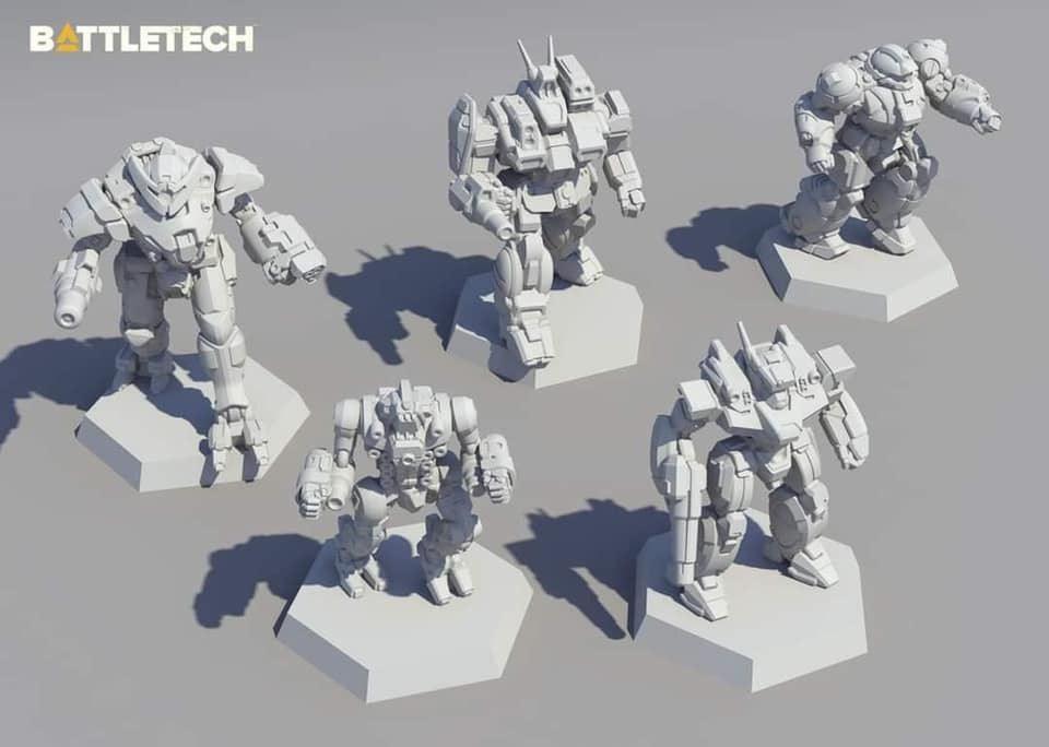 VR-100937 BattleTech Clan Striker Star - Catalyst Game Labs - Titan Pop Culture