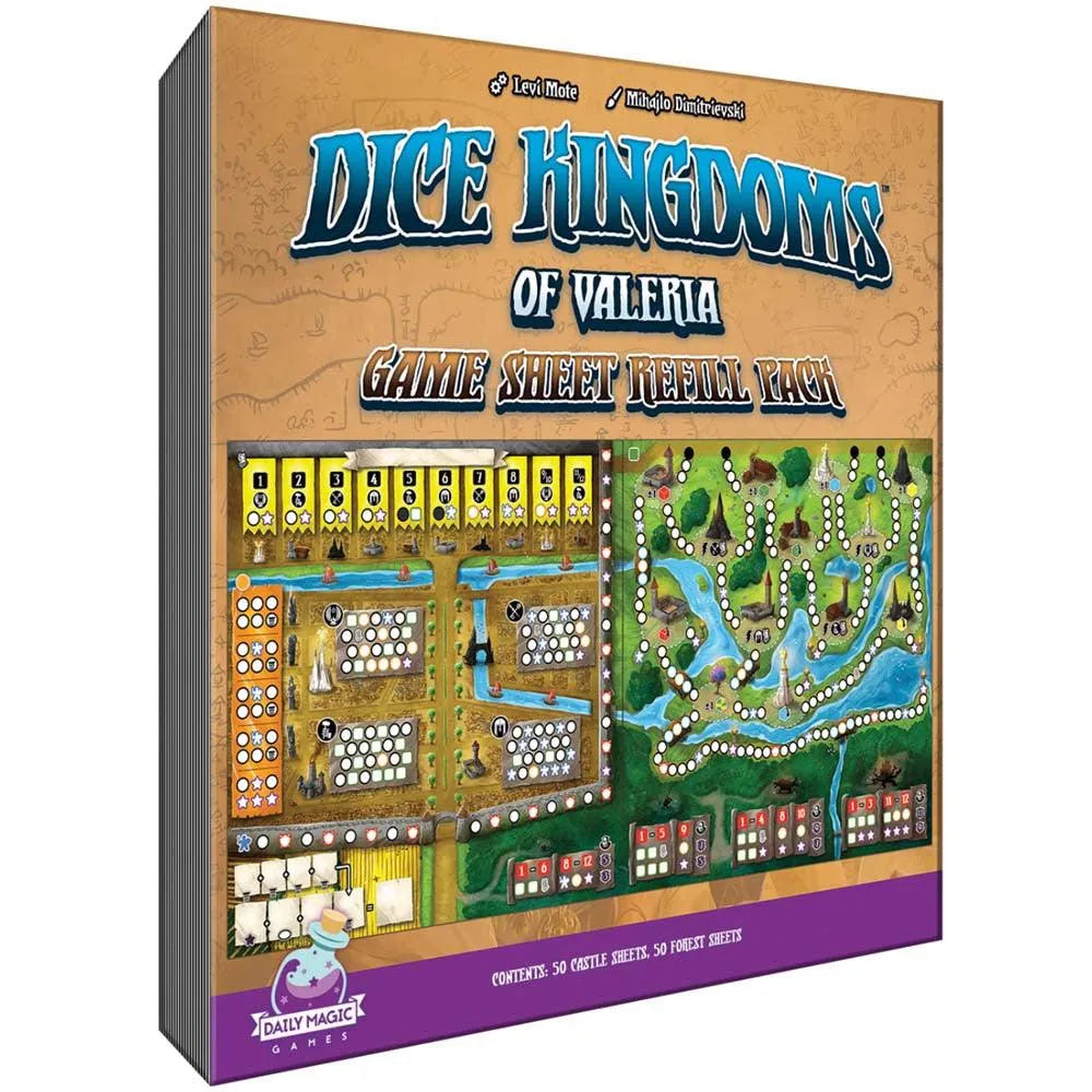 VR-104157 Dice Kingdoms of Valeria Sheet Refill Pack - Daily Magic Games - Titan Pop Culture