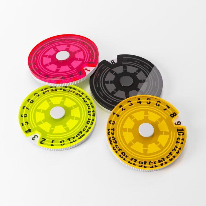 VR-105095 Gamegenic Single Life Counters Set Of 4 - Gamegenic - Titan Pop Culture
