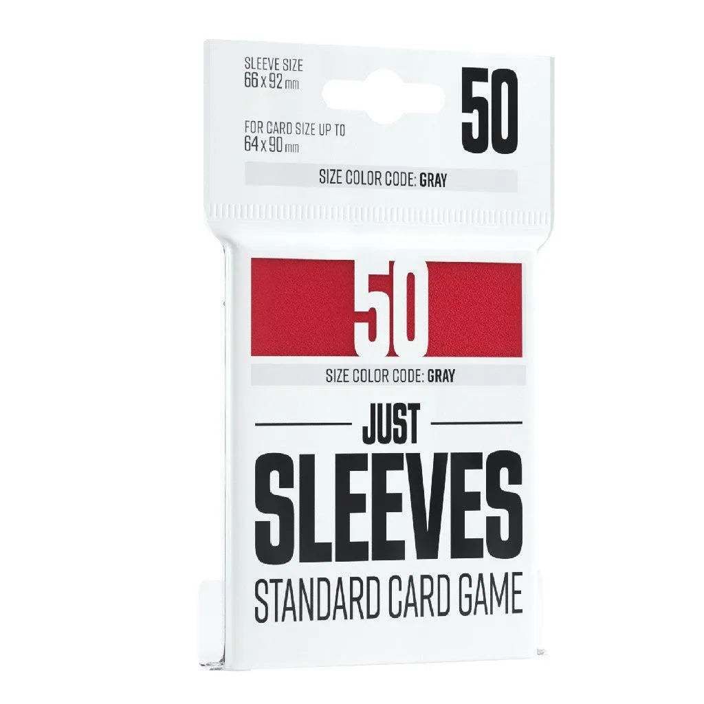 VR-105134 Gamegenic Just Sleeves Standard Card Game Red - Gamegenic - Titan Pop Culture