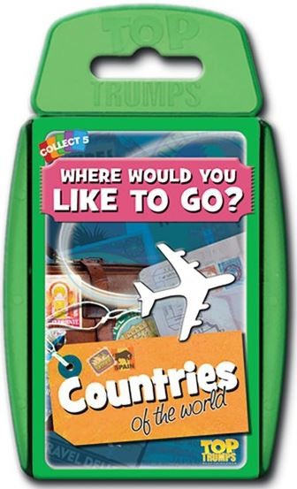 VR-23180 Countries of the World Top Trumps - Winning Moves - Titan Pop Culture