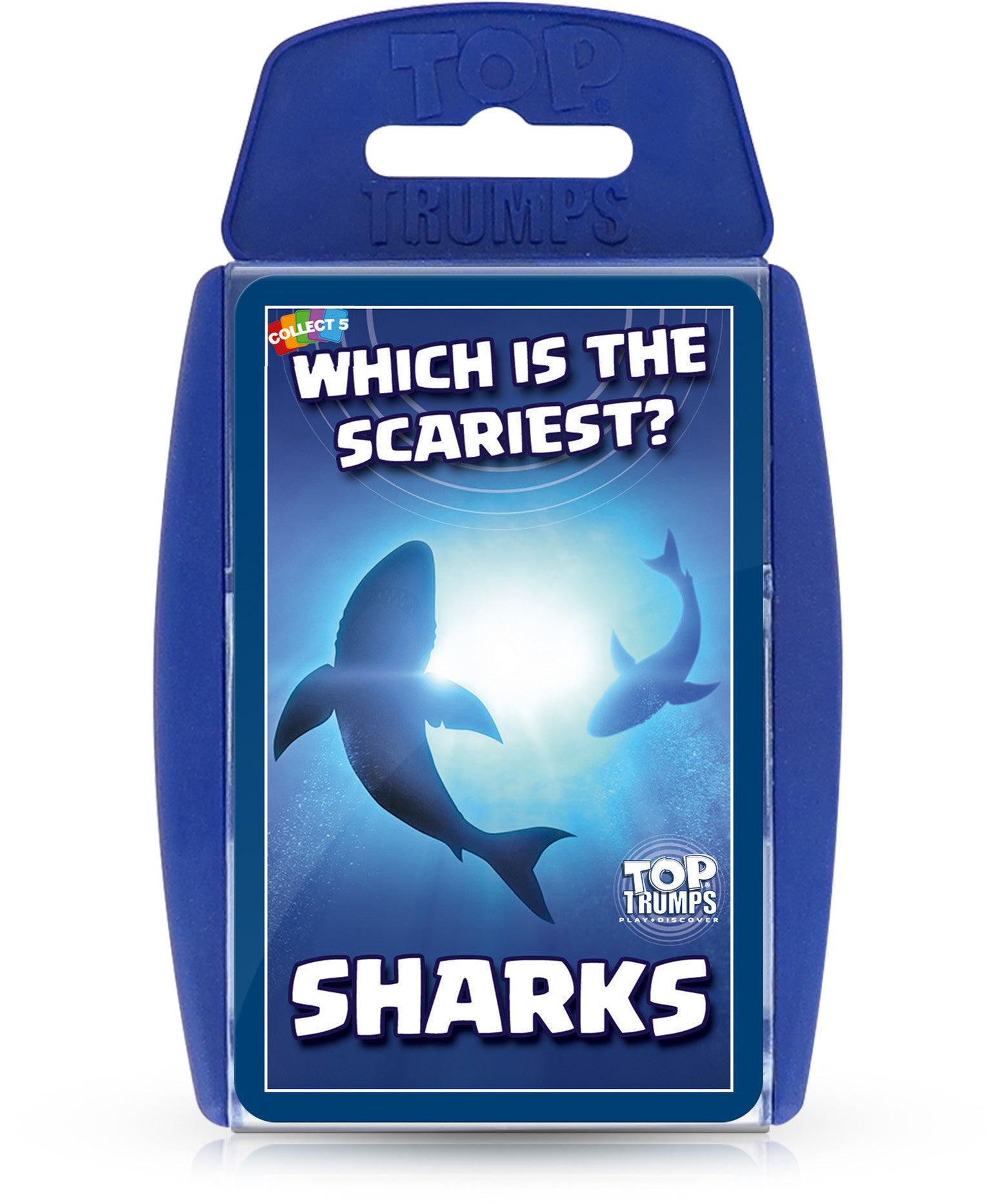 VR-83156 Top Trumps Sharks - Winning Moves - Titan Pop Culture
