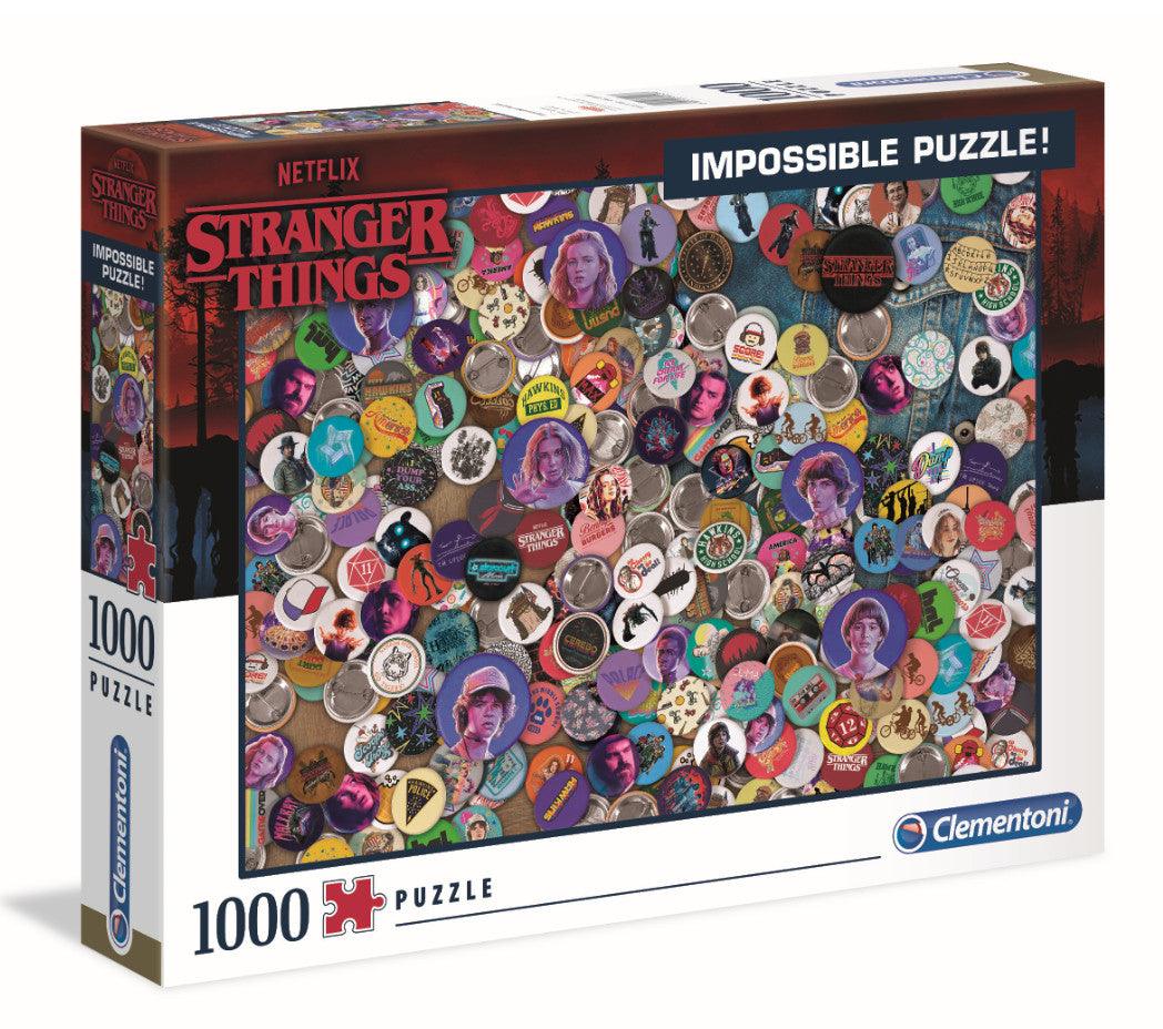 Clementoni Puzzle Netflix Stranger Things Impossible Puzzle 1,000 pieces -  Titan Pop Culture Australia | Worldwide Shipping