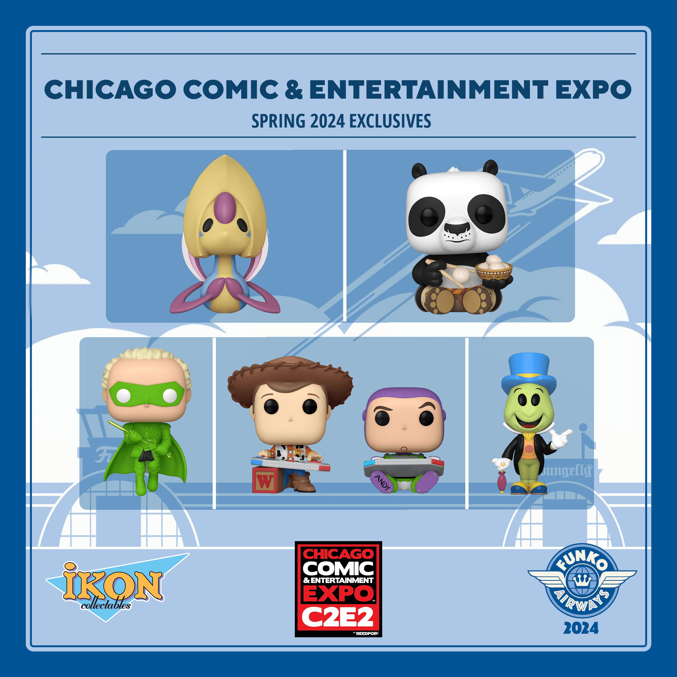 2024 Chicago Comic & Entertainment Expo Funko Exclusives - Titan Pop Culture