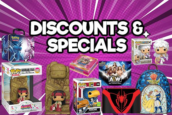 Discounts & Specials Titan Pop Culture