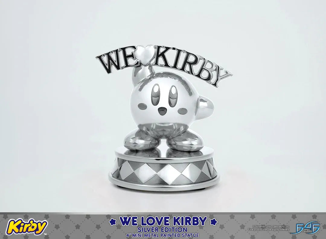 Kirby - We Love Kirby Diecast Statue [Silver Version]