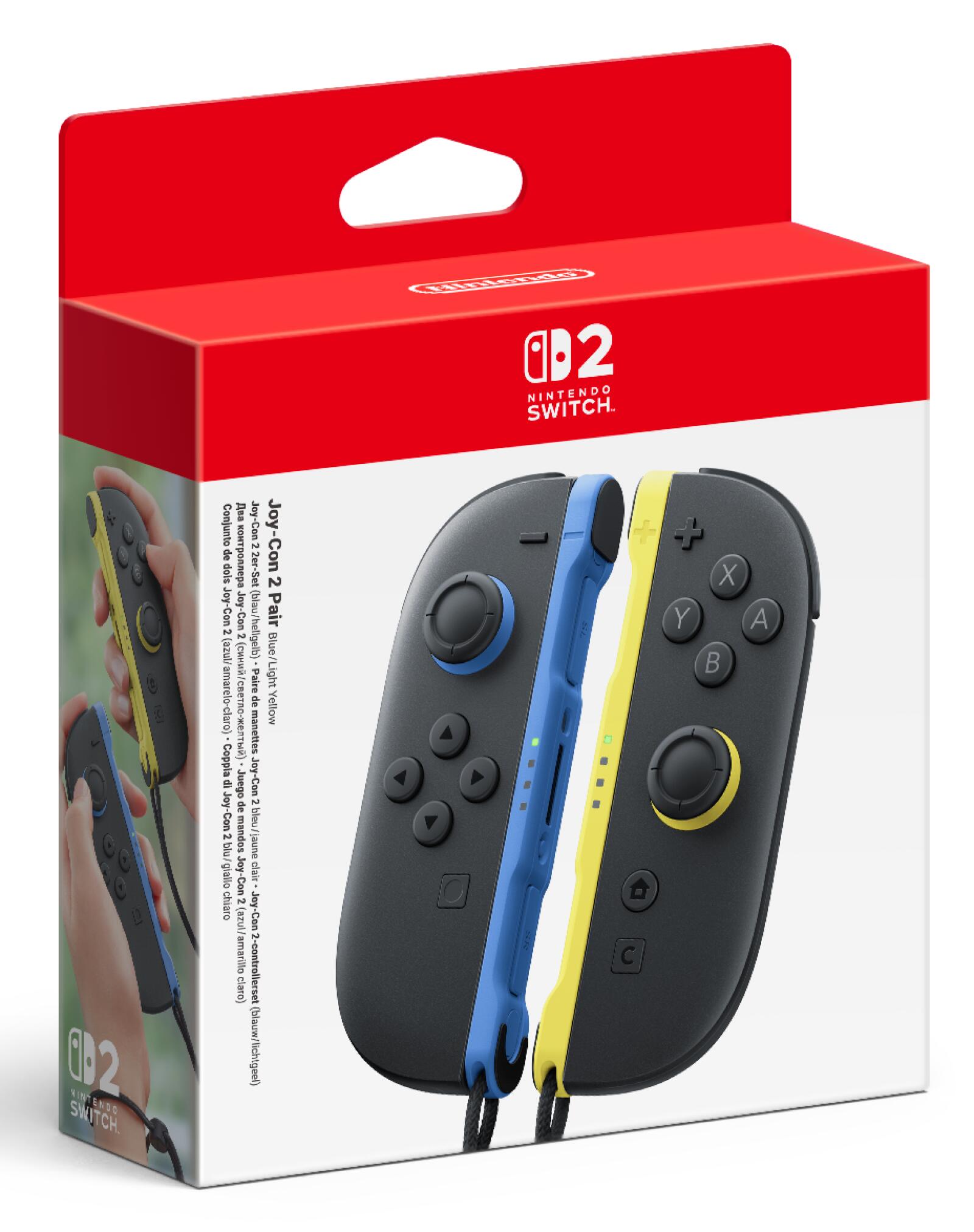 SW2 Switch 2 Joy-Con 2 Pair - Blue/Light Yellow