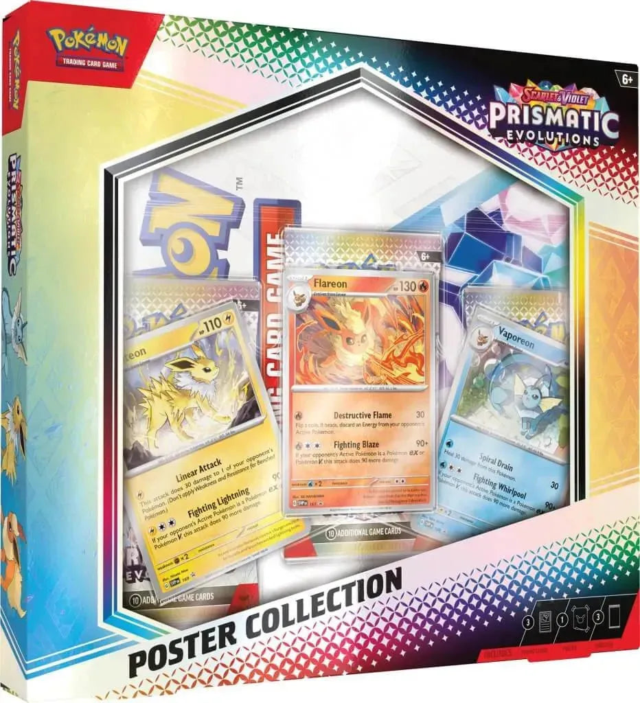 10-10024-101 POKEMON TCG Scarlet & Violet 8.5 Prismatic Evolutions Poster Collection - Pokemon - Titan Pop Culture