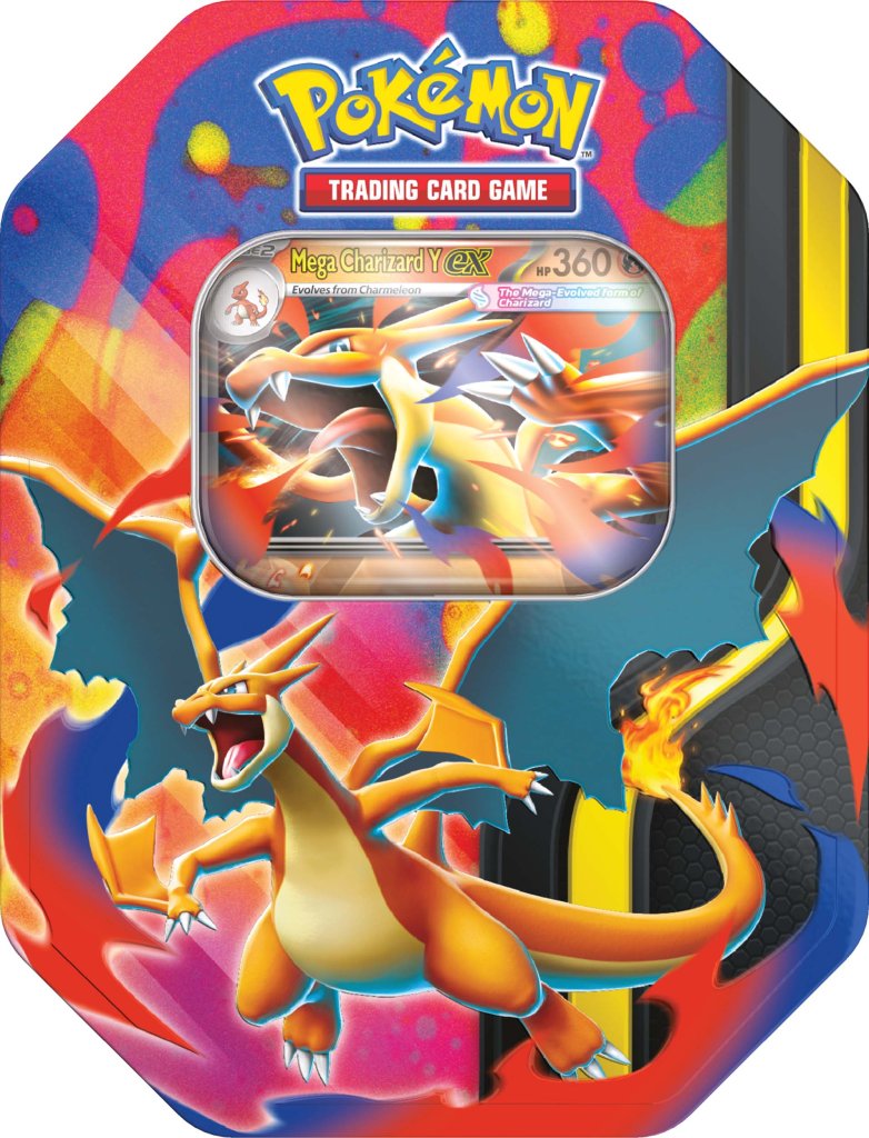 Lata de Mega Charizard: TCG Pokémon
