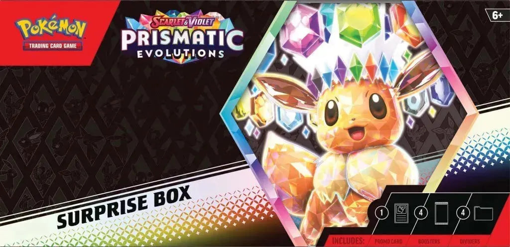 100-10096 POKEMON TCG Scarlet & Violet 8.5 Prismatic Evolutions Surprise Box - Pokemon - Titan Pop Culture