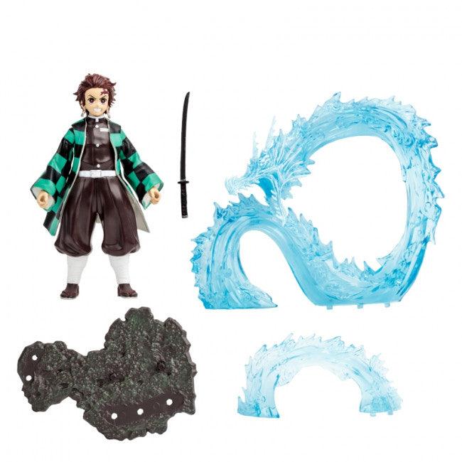 25842 Demon Slayer: Tanjiro With Water Dragon Accessories (5in Figure) - Hasbro - Titan Pop Culture