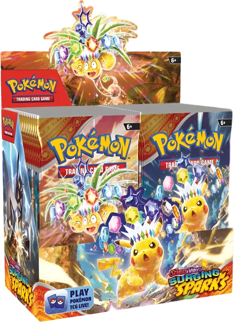 191-41312 POKEMON TCG Scarlet & Violet 8 Surging Sparks Booster Box - Pokemon - Titan Pop Culture