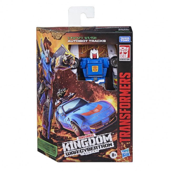 20468 Transformers Generations War for Cybertron: Kingdom Deluxe WFC-K26 Autobot Tracks Action Figure, 5.5-inch - Hasbro - Titan Pop Culture