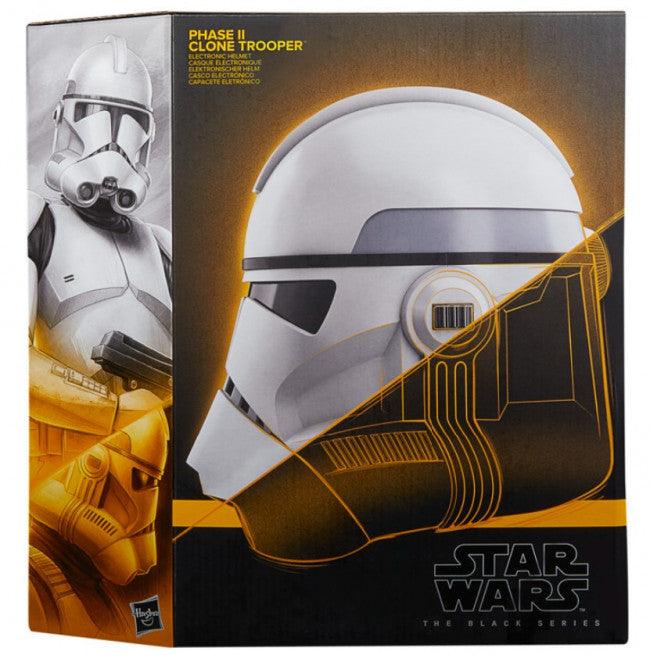 25533 Star Wars The Black Series Premium Electronic Helmet - Phase II Clone Trooper - Hasbro - Titan Pop Culture