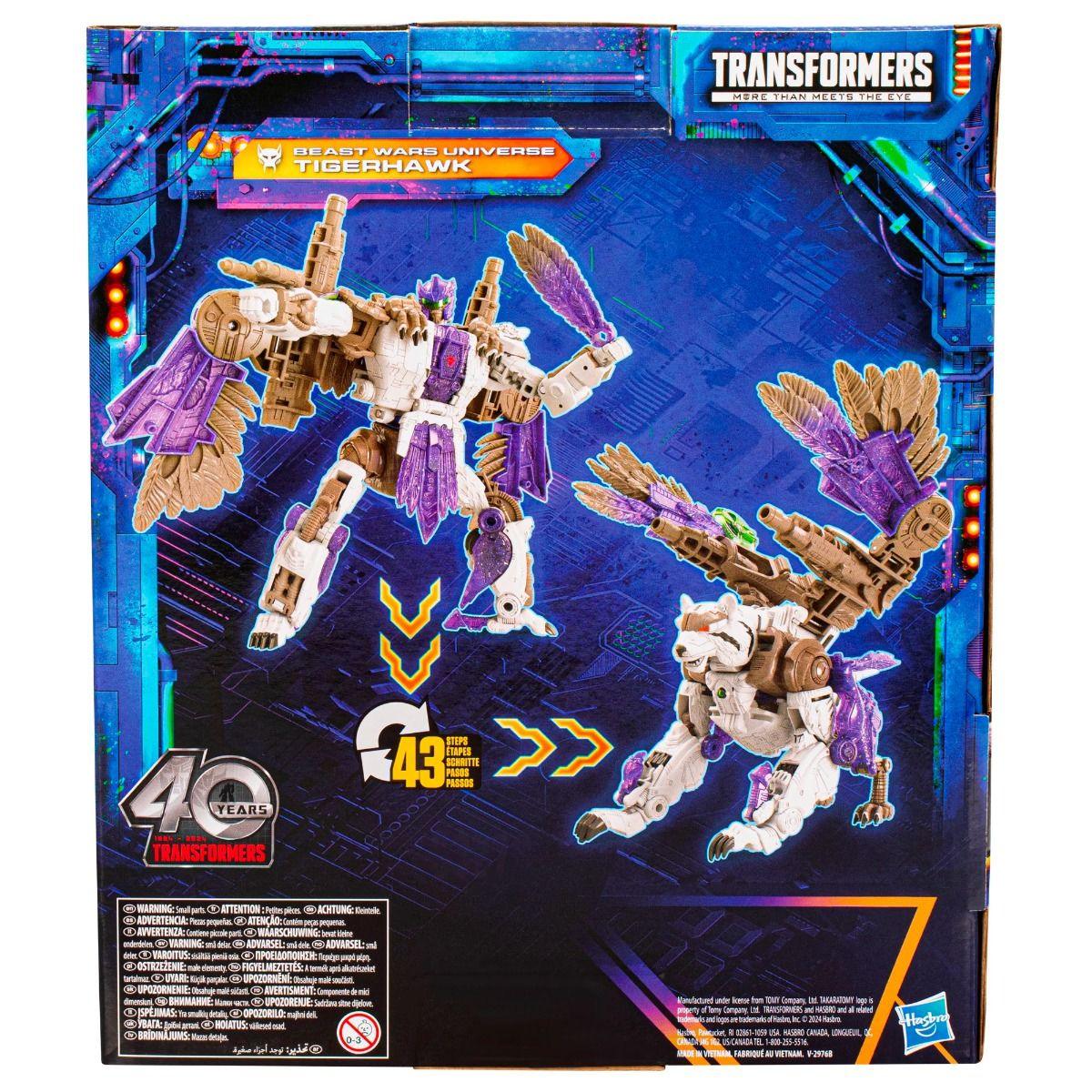 26061 Transformers Legacy United: Leader Class - Beast Wars Universe Tigerhawk - Hasbro - Titan Pop Culture