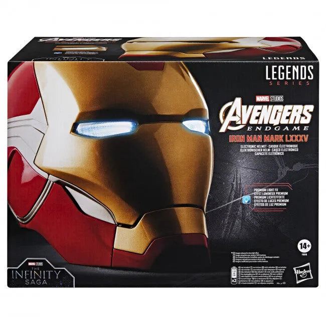 26330 Marvel Legends Series: Iron Man Premium Electronic Helmet - Hasbro - Titan Pop Culture