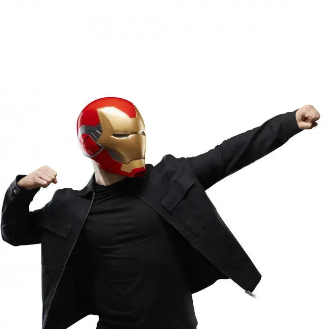 hasbro iron man electronic helmet Marvel Legends Series: Iron Man Premium Electronic Helmet
