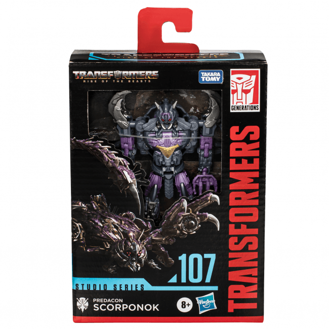 26425 Transformers Studio Series Deluxe Transformers: Rise of the Beasts 107 Predacon Scorponok - Hasbro - Titan Pop Culture
