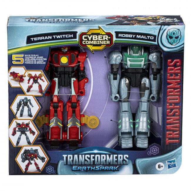 26461 Transformers EarthSpark Cyber-Combiner: Terran Twitch and Robby Malto - Hasbro - Titan Pop Culture