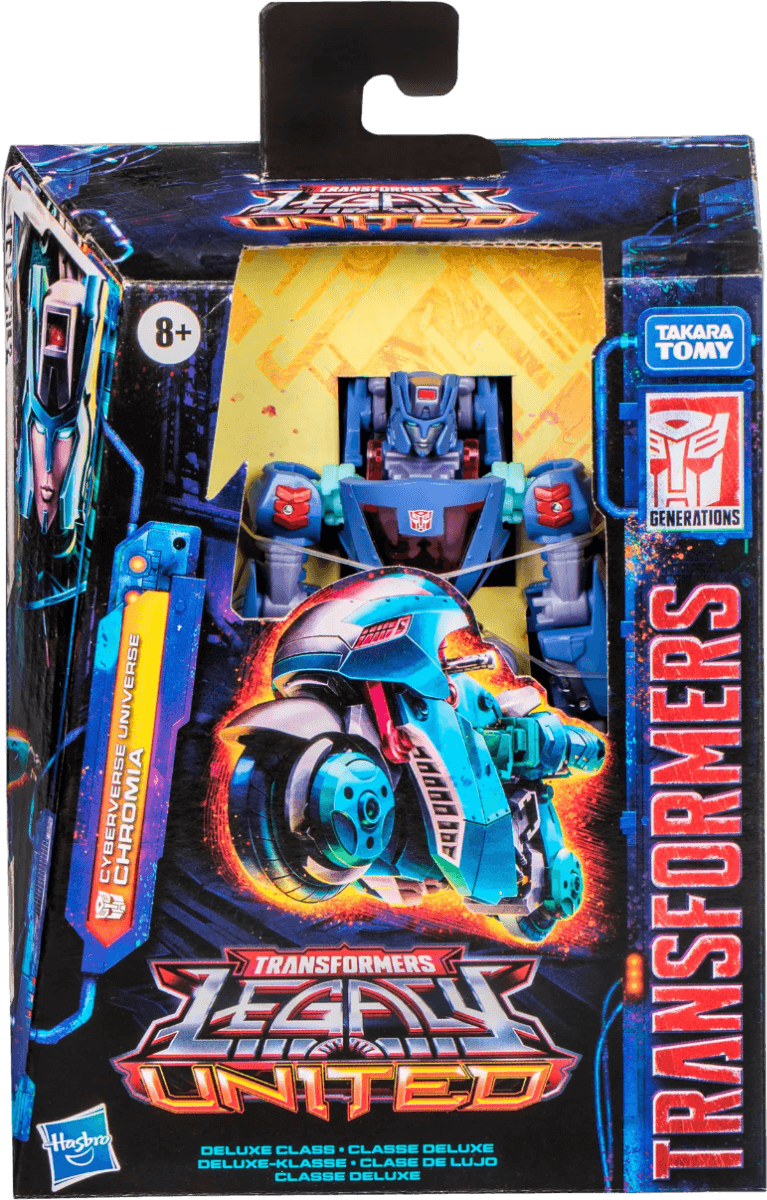 26468 Transformers Legacy United: Deluxe Class - Cyberverse Universe Chromia - Hasbro - Titan Pop Culture