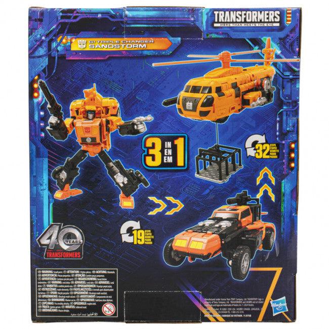 26482 Transformers Legacy United: Leader Class - G1 Triple Changer Sandstorm - Hasbro - Titan Pop Culture