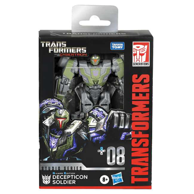 26493 Transformers Studio Series Deluxe Transformers: War for Cybertron 08 Decepticon Soldier - Hasbro - Titan Pop Culture