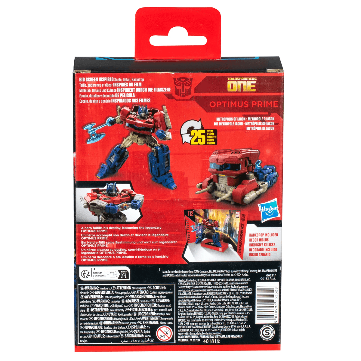 26503 Transformers Studio Series: Deluxe Transformere - One 112 Optimus Prime - Hasbro - Titan Pop Culture