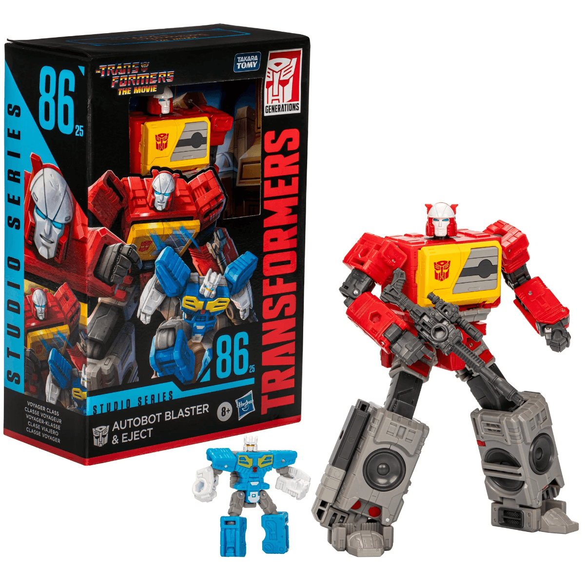 26504 Transformers Studio Series Voyager: The Movie 86-25 Autobot Blaster & Eject - Hasbro - Titan Pop Culture