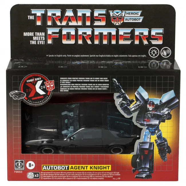 26517 Transformers Collaborative Knight Rider x Transformers Autobot Agent Knight - Hasbro - Titan Pop Culture