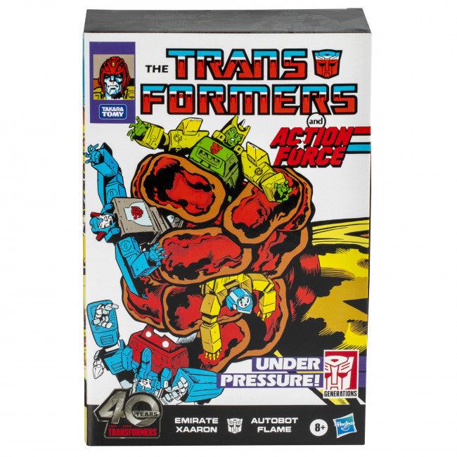 26527 Transformers Generations: Comic Edition - Autobot Flame & Emirate Xaaron - Hasbro - Titan Pop Culture