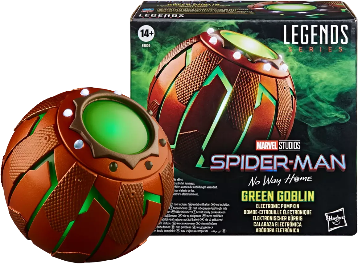 26603 Marvel Legends Series Green Goblin Roleplay Electronic Pumpkin - Hasbro - Titan Pop Culture