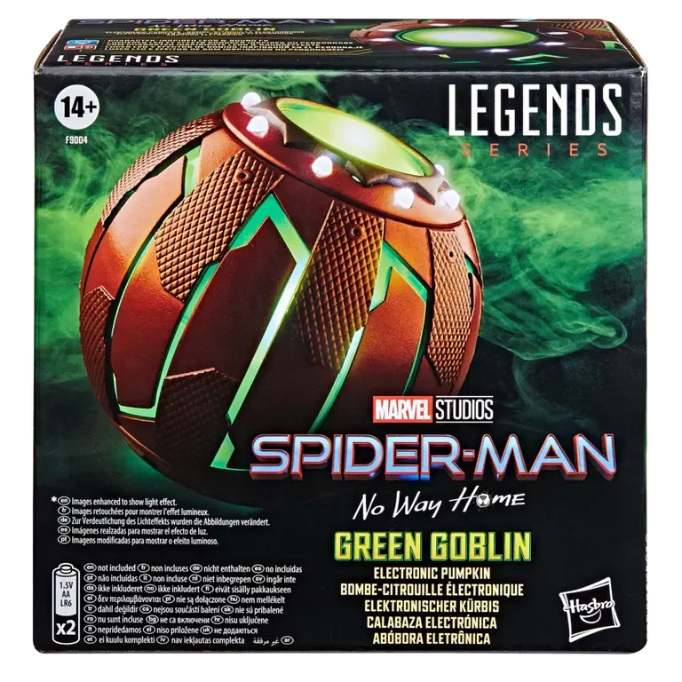 26603 Marvel Legends Series Green Goblin Roleplay Electronic Pumpkin - Hasbro - Titan Pop Culture