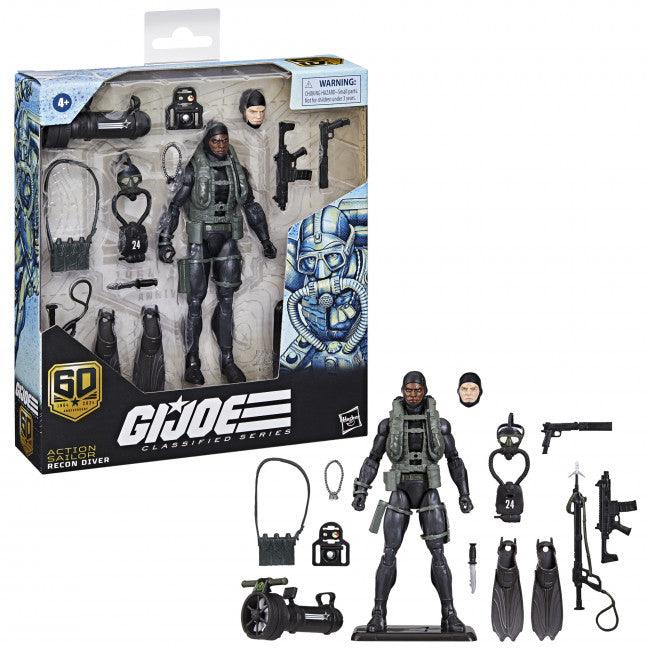 26723 G.I. Joe Classified: Series 60th Anniversary Action Sailor - Recon Diver - Hasbro - Titan Pop Culture