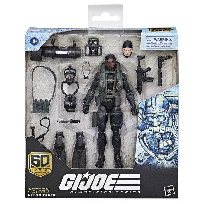 26723 G.I. Joe Classified: Series 60th Anniversary Action Sailor - Recon Diver - Hasbro - Titan Pop Culture