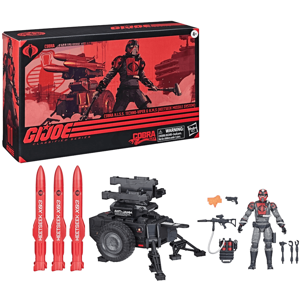 26864 G.I. Joe Classified Series: #111 Cobra H.I.S.S. Techno-Viper & H.M.S. (HEETSEEK MISSILE SYSTEM) - Hasbro - Titan Pop Culture