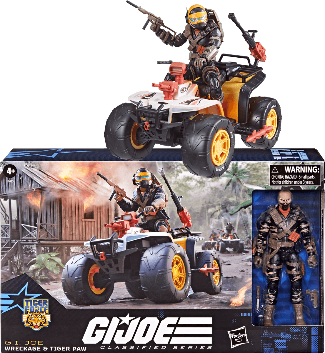 27158 G.I. Joe Classified Series: #137 Tiger Force Wreckage & Tiger Paw ATV - Hasbro - Titan Pop Culture