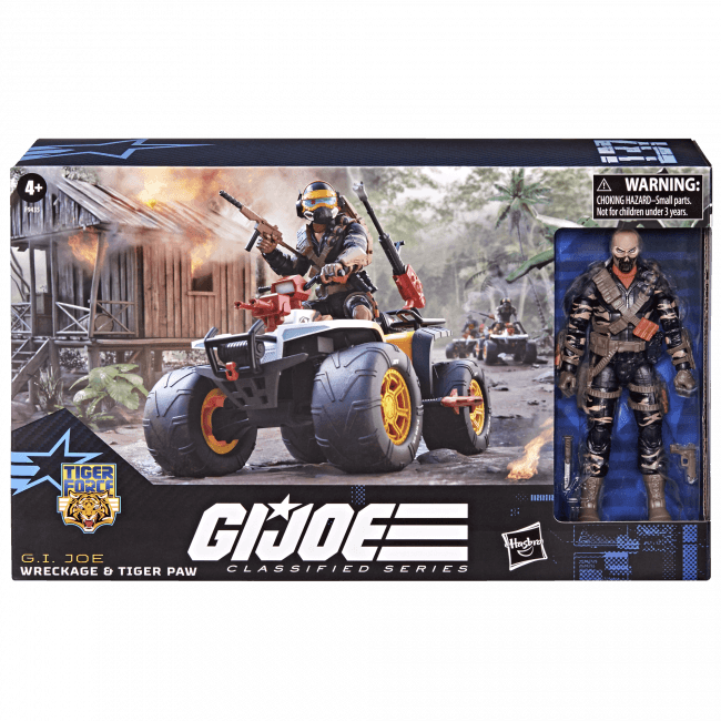 27158 G.I. Joe Classified Series: #137 Tiger Force Wreckage & Tiger Paw ATV - Hasbro - Titan Pop Culture