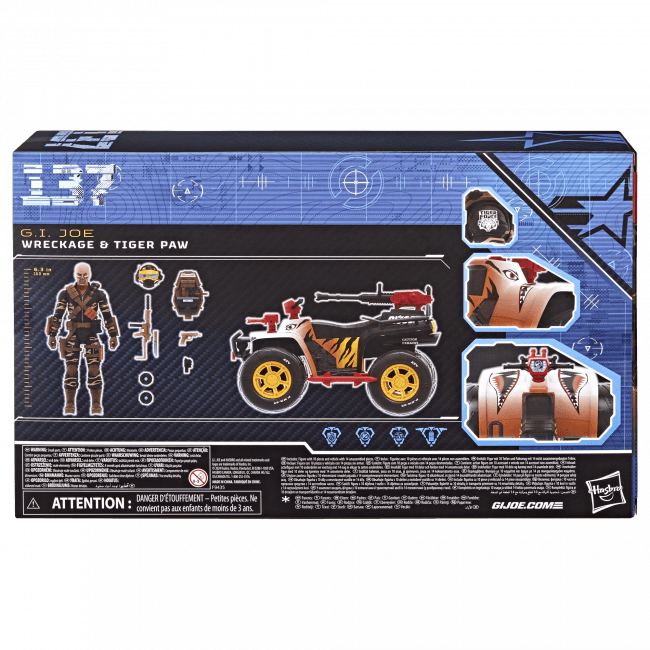 27158 G.I. Joe Classified Series: #137 Tiger Force Wreckage & Tiger Paw ATV - Hasbro - Titan Pop Culture