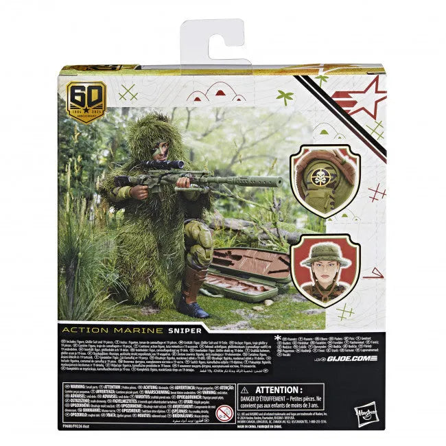 27714 G.I. Joe Classified Series: 60th Anniversary Action Marine - Sniper - Hasbro - Titan Pop Culture