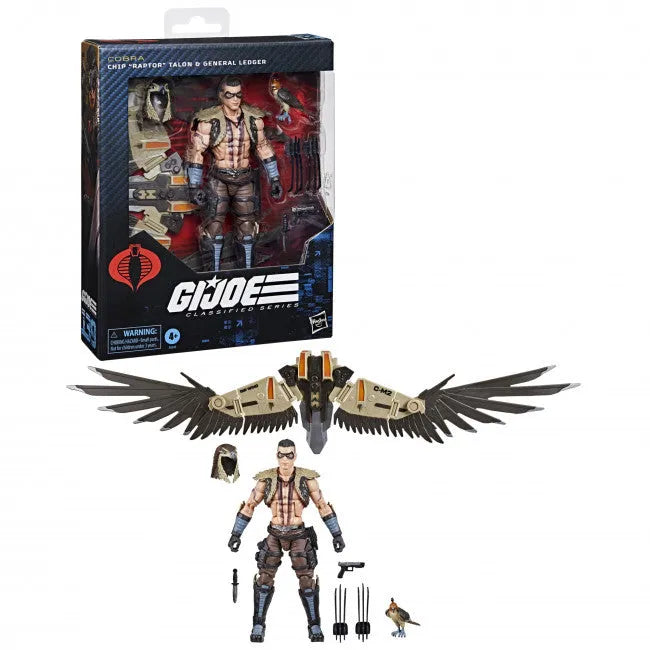 27716 G.I. Joe Classified Series: #139 CHIP "RAPTOR" TALON & GENERAL LEDGER - Hasbro - Titan Pop Culture