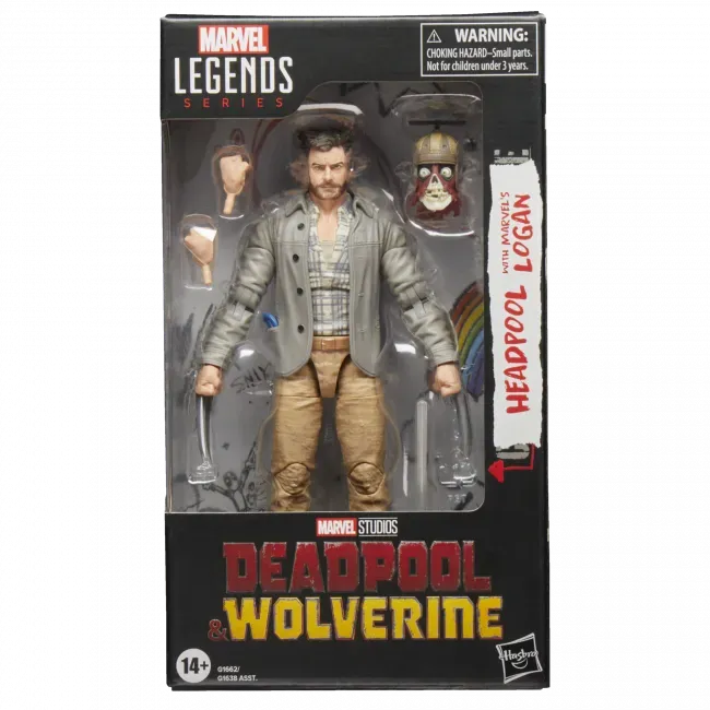 27722 Marvel Legends Series: Headpool with Marvel’s Logan Action Figure - Hasbro - Titan Pop Culture