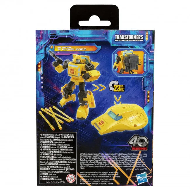 27824 Transformers Legacy Deluxe Class: Origin Bumblebee - Hasbro - Titan Pop Culture