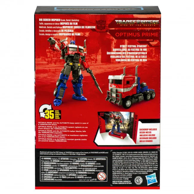 28029 Transformers Studio Series Voyager Class: Rise of the Beasts 102 Optimus Prime - Hasbro - Titan Pop Culture