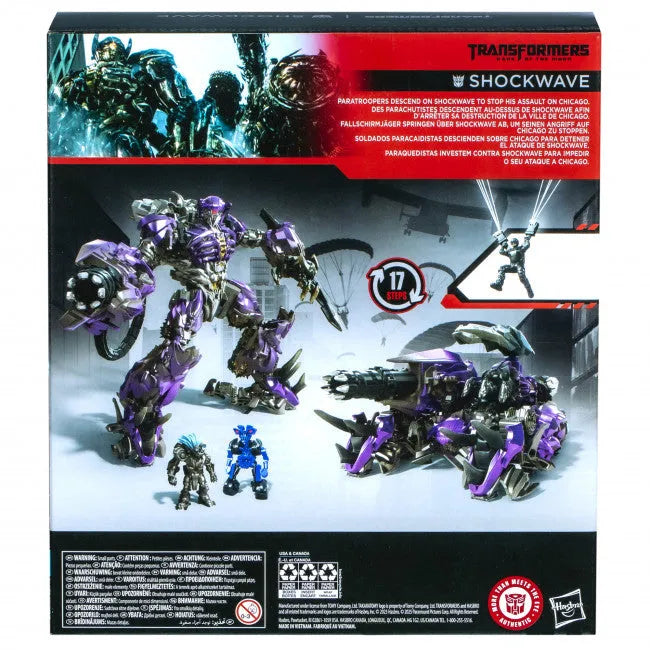 28169 Transformers Studio Series Leader Class Transformers: Dark of the Moon Shockwave - Hasbro - Titan Pop Culture