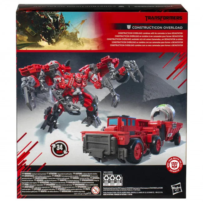 28756 Transformers Studio Series: Revenge of the Fallen MTMTE Collection Constructicon Overload - Hasbro - Titan Pop Culture