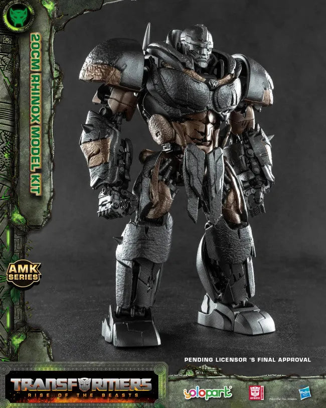 28764 Transformers Rise of the Beasts: 20cm Rhinox Model Kit (AMK Series) - Hasbro - Titan Pop Culture