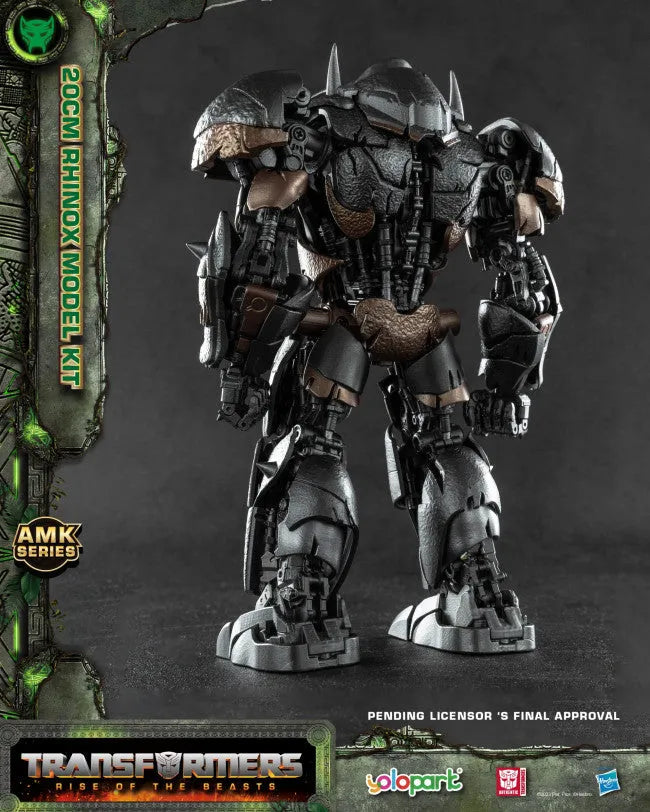 28764 Transformers Rise of the Beasts: 20cm Rhinox Model Kit (AMK Series) - Hasbro - Titan Pop Culture