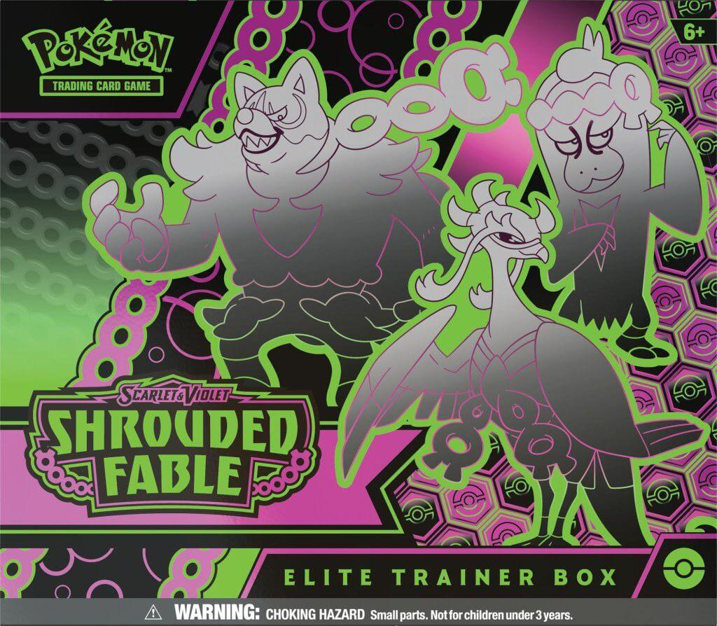 290-85853 POKEMON TCG Scarlet & Violet 6.5 Shrouded Fable Elite Trainer Box - Pokemon - Titan Pop Culture