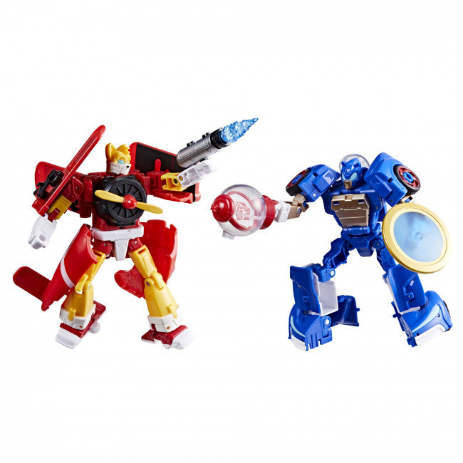 29077 Transformers x Sonic the Hedgehog: Transformers Wingtail and Blue Booster Action Figures - Hasbro - Titan Pop Culture