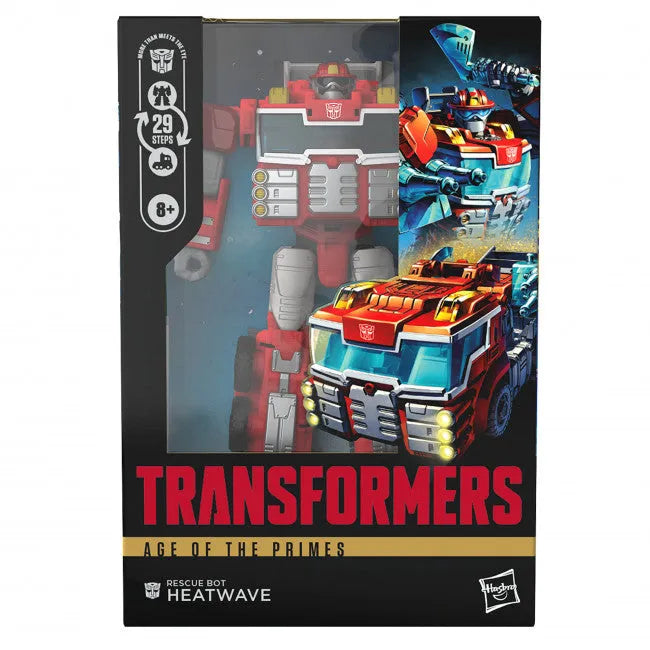 29728 Transformers Age of the Primes Voyager Class: Rescue Bot Heatwave - Hasbro - Titan Pop Culture